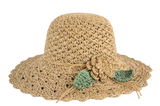 Packable Crushable Crochet Flower Travel Hat