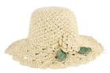 Packable Crushable Crochet Flower Travel Hat