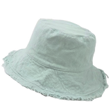 seafoam-color-fringe-cotton-bucket-hat-side-view