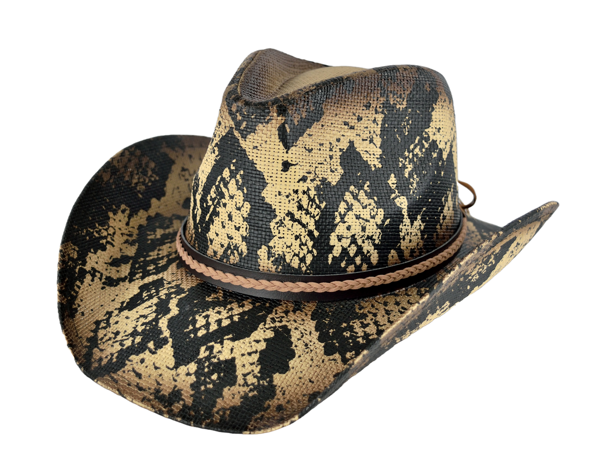 Cowboy Hat Snake Skin Print – Florida Hat Company display picture 3