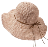 rose-packable-crochet-hat-folded-in-luggage