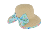 Ladies Cloth Underbrim Hat & Beach Bag Set (Flamingo) Florida Hat Company