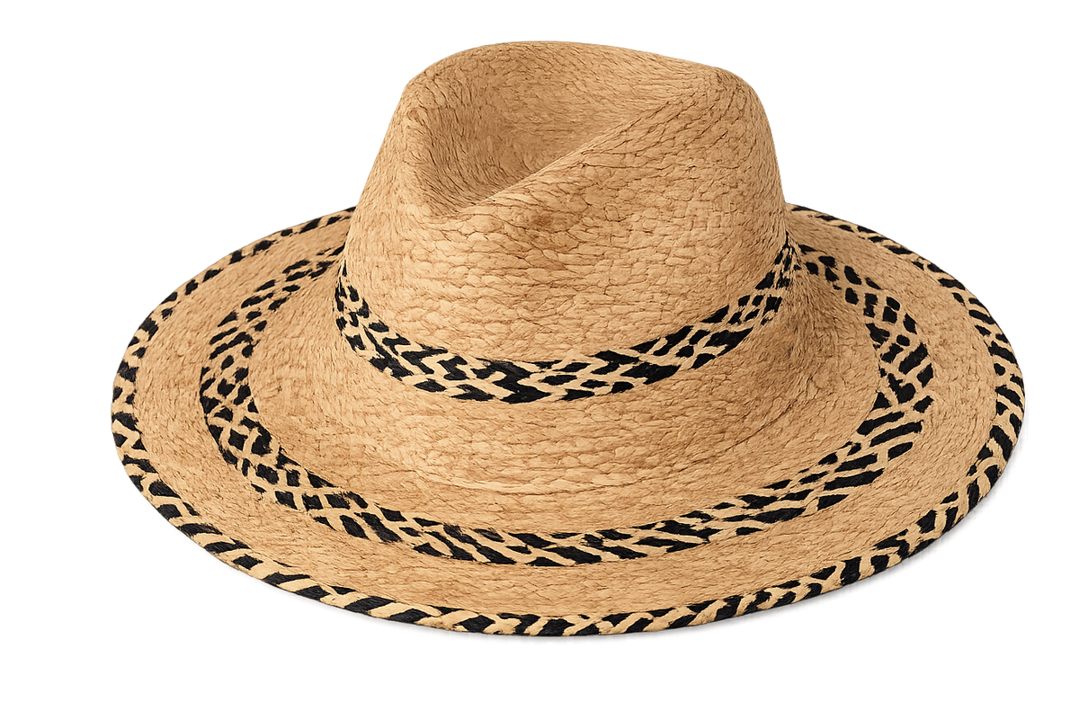 Women's Small Brim Premium Raffia Fedora | Florida Hat Co