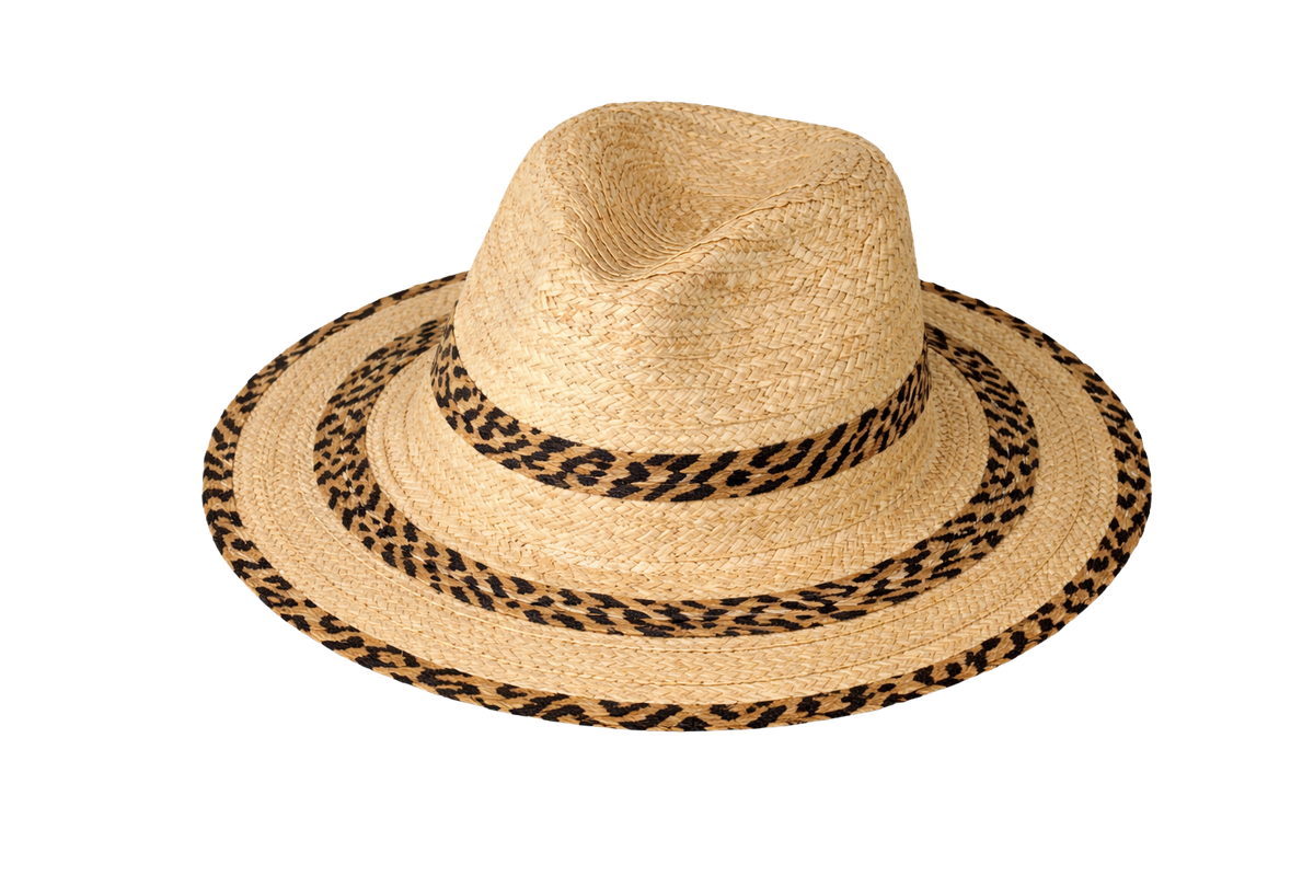 Women's Small Brim Premium Raffia Fedora | Florida Hat Co