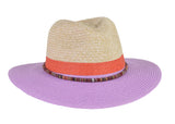 Colorful Classic Panama Look Florida Hat Company