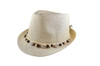 Shell Fedora Hat – Lightweight Straw Sun Fedora | Florida Hat Co.