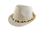 Shell Fedora Hat – Lightweight Straw Sun Fedora | Florida Hat Co.
