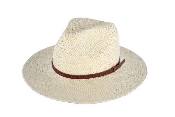 Unisex Straw Fedora Classic Panama Look