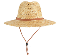 Women's Straw Small Brim Lifeguard Hat