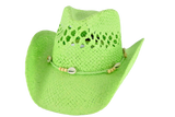 Coco West Shell Cowgirl Hat – Vented Straw with Shell Accents | Florida Hat Co.
