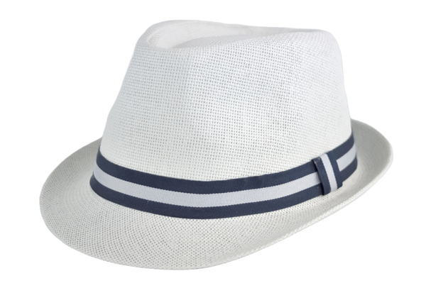 Nautical Fedora Hat – Lightweight Straw Fedora | Florida Hat Co.