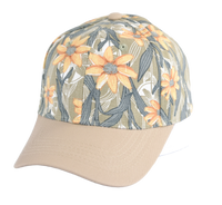 Women's Floral Print Cap