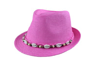 Shell Fedora Hat – Lightweight Straw Sun Fedora | Florida Hat Co.
