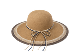 Multicolor Striped Large Brim Hat | Florida Hat Co