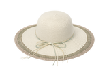 Multicolor Striped Large Brim Hat | Florida Hat Co