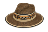 Women’s Small Brim Fedora with Decorative Band | Florida Hat Co