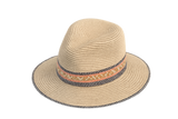 Women’s Small Brim Fedora with Decorative Band | Florida Hat Co