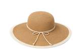 Women’s Large Brim Straw Hat with Simple Tie | Florida Hat Co