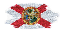 Florida State Flag UPF 50+ Performance Rash Guard Shirt