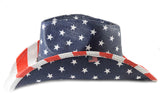 Classic American Flag Western Hat