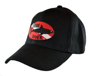 Dive Flag Baseball Cap - Shark Diver