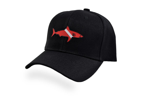Dive Flag Baseball Cap - Shark